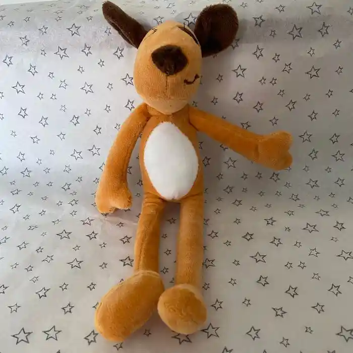 Peluche De Apego Para Bebes Diseño Perrito De Felpa Patas Largas