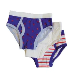 Set De 3 Calzoncillos Niño Azul 4t