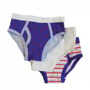 Set De 3 Calzoncillos Niño Azul 4t