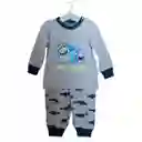 Pijama De Algodón Tiburón 18-24m