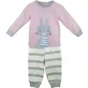 Pijama De Algodón Conejo Niña 9-12m
