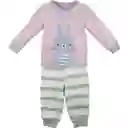 Pijama De Algodón Conejo Niña 2t