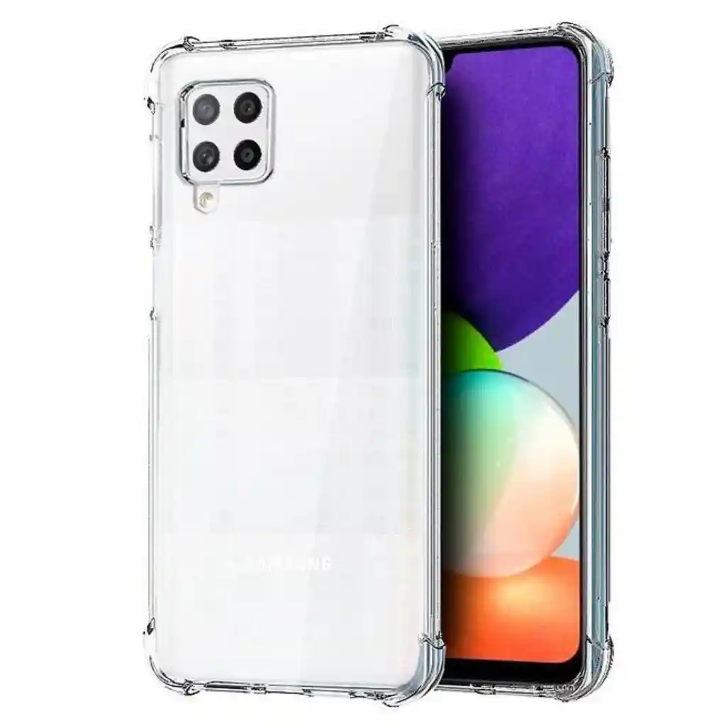 Carcasa Carcasa Para Samsung A22 4g Transparente Con Bordes Reforzados