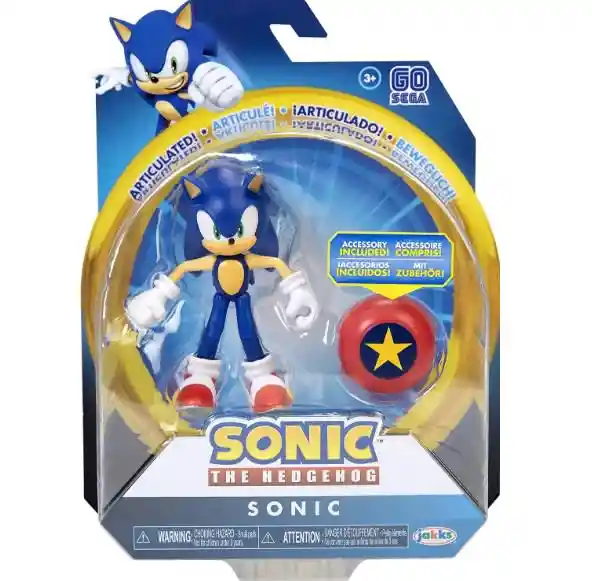 Jakks Sonic The Hedgehog Figura Articulada C/accesorio Sonic