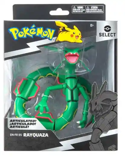 Pokemon Figura Colección Articulada Rayquaza