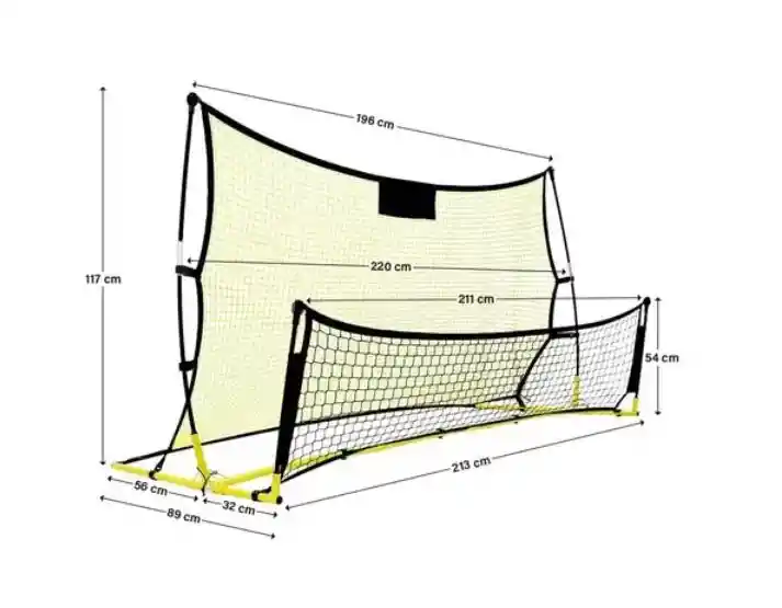 Red Rebotador Doble Entrenamiento Futbol