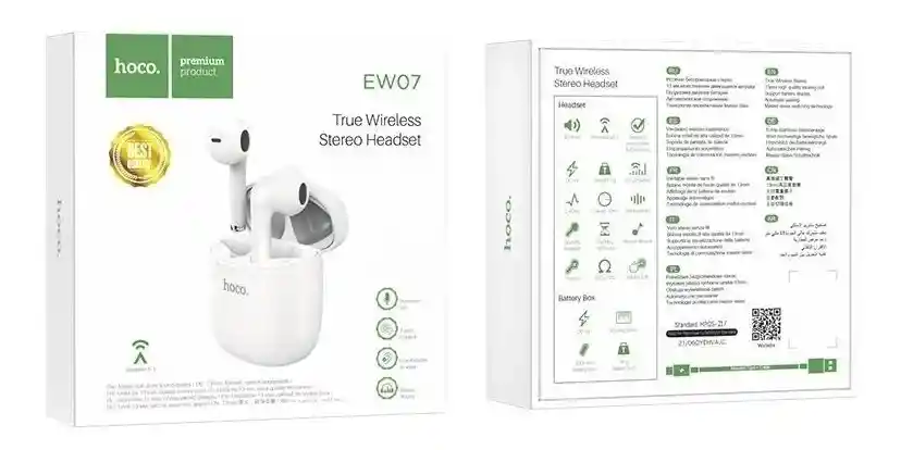 Audifono Hoco Ew07 Earpods True Wireless