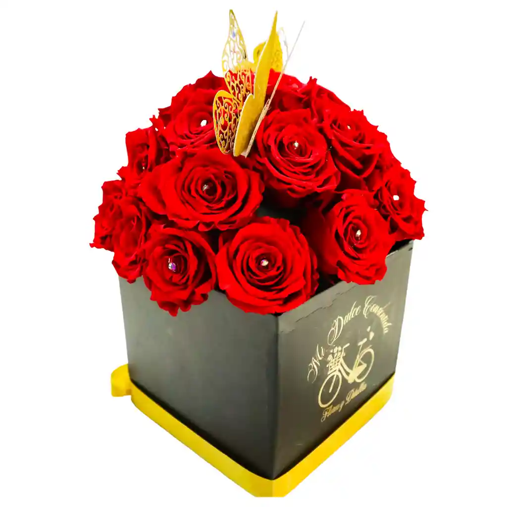 Bouquet Premium En Caja Deluxe