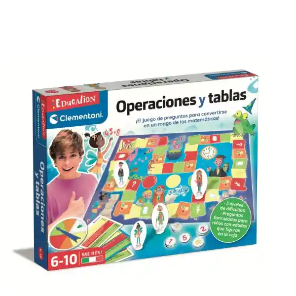 Juego Didactico Operaciones Y Tablas