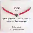 Pulsera Roja Con Ojo De Tigre