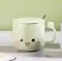 Taza De Cerámica Diseño Gatitos Kawaii De Colores Verde