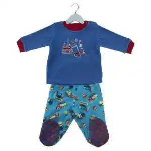 Pijama De Polar Gruas 9-12m