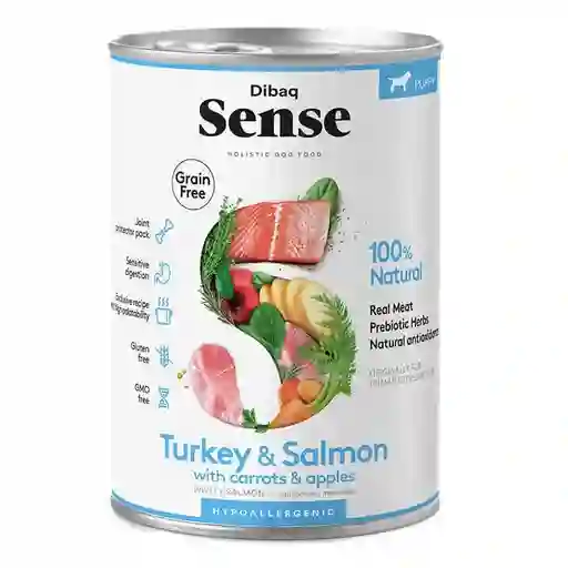 Dibaq Sense · Turkey & Salmon Lata