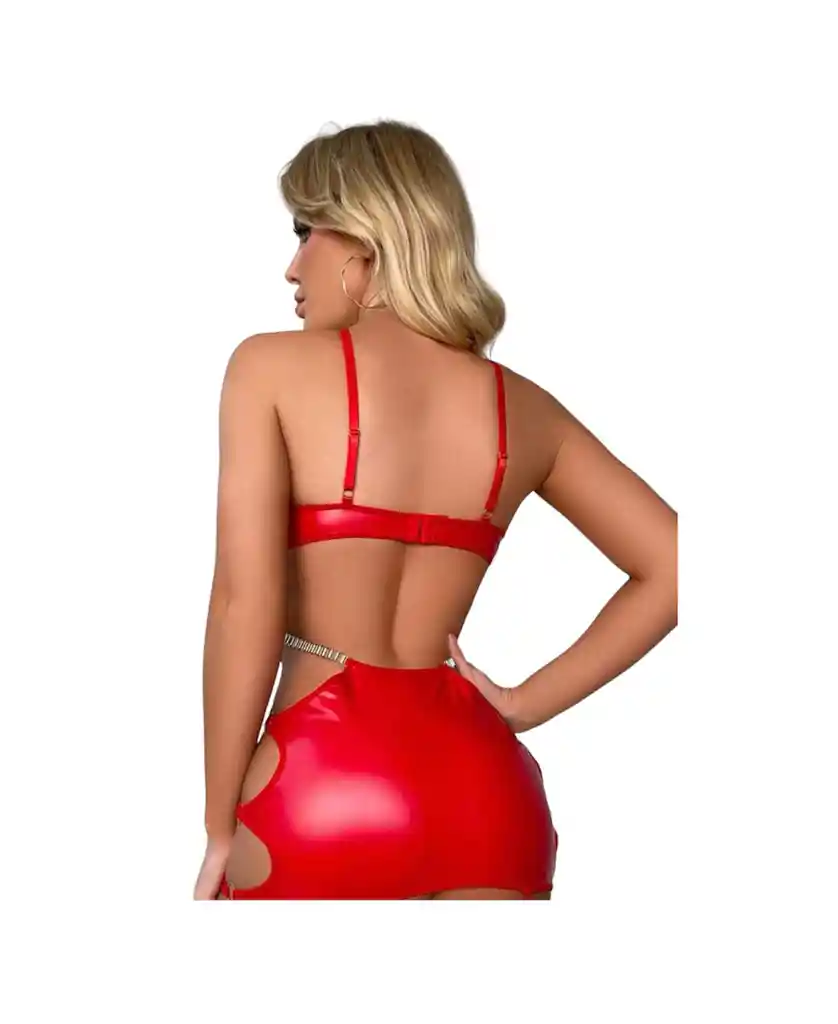 Vestido Sexy Rojo. Talla M