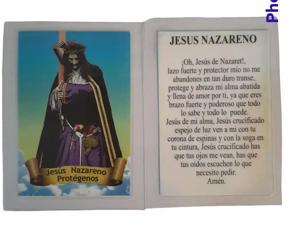 Estampita Nazareno