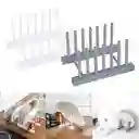 Ganchos Organizadores De Plástico Rosa