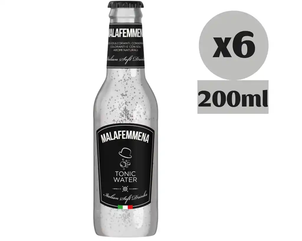 Malafemmena – Tonic Water 200ml Six Pack