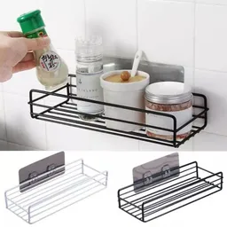 Soporte Multifuncional Organizador De Metal Negro