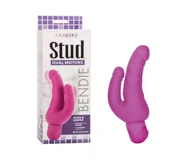 Vibrador Doble Bendle Stud 3 Velocidades