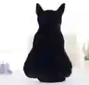 Peluche De Gato Negro Sentado