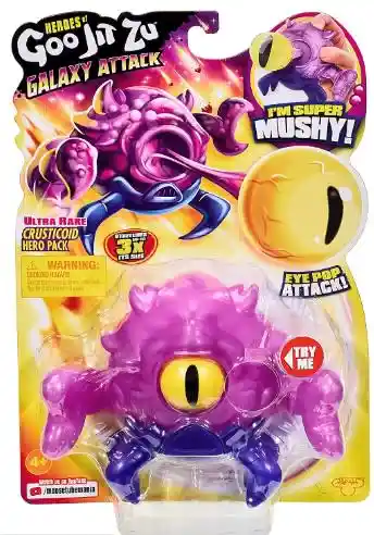 Goo Jit Zu Galaxy Attack Ultra Rare Crusticoid I´m Super Mushy!