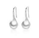 Ros Pendientes Plata Fina 925 Perlas Naturales Agua Dulce