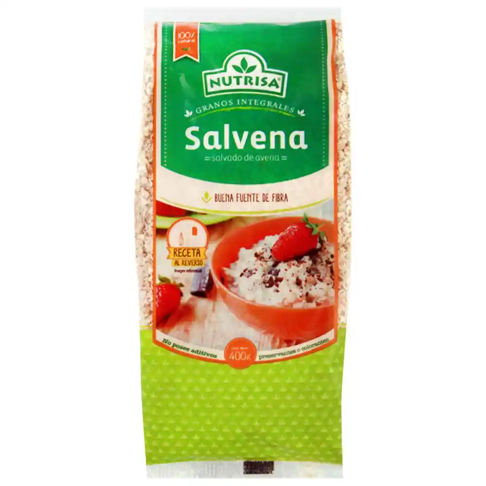 Salvado De Avena Salvena 400 Grs Nutrisa