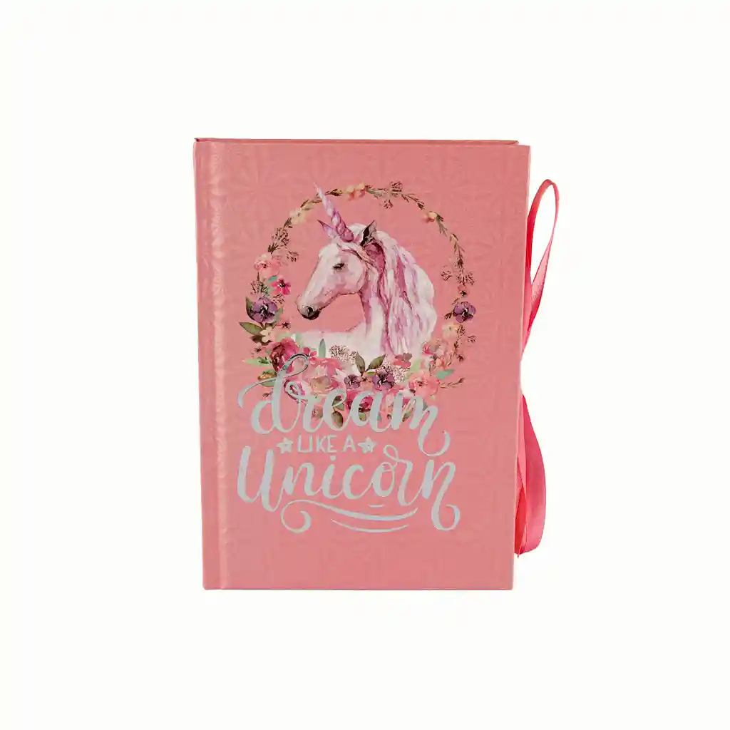 Agenda Planificadora Diseño Unicornios Tornasol Rosa