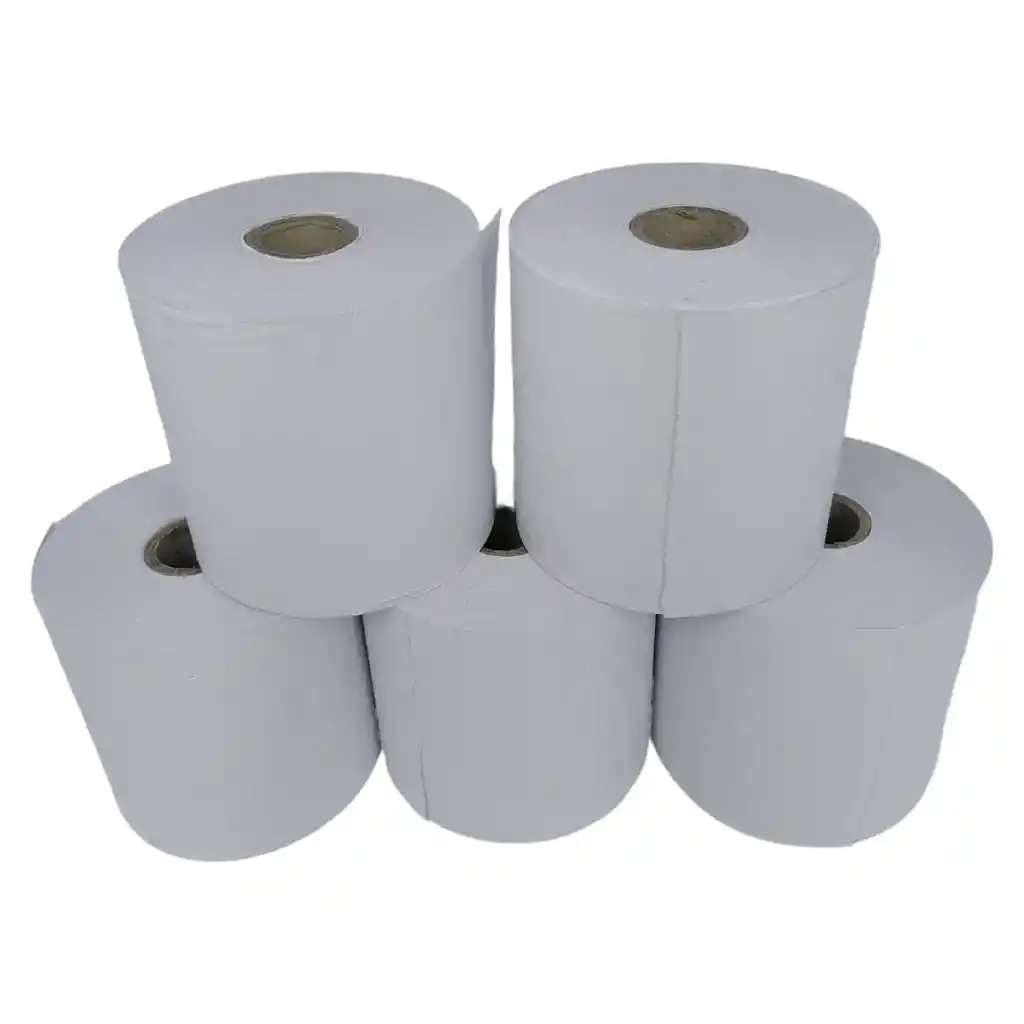 5 Rollo Papel Térmico 80mm X 80 Mm