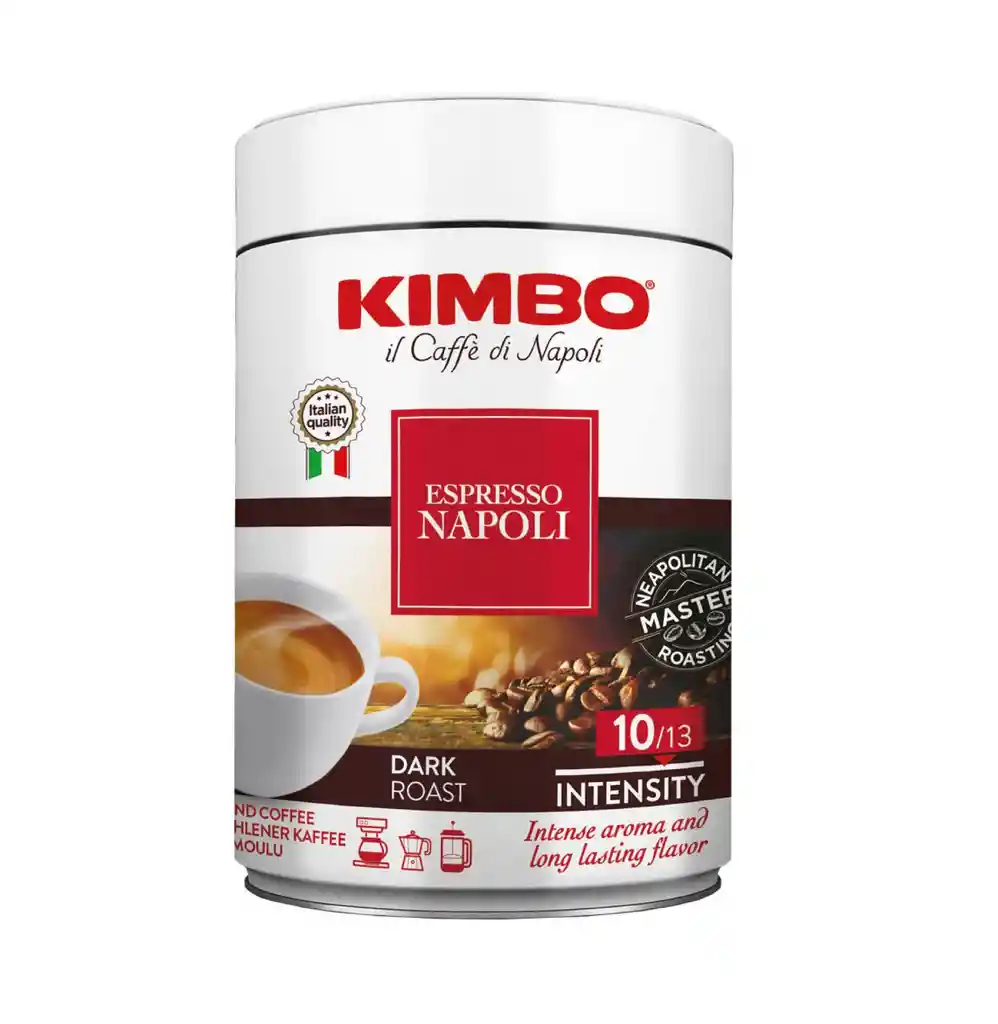 Kimbo Cafeespresso Napoletano Grano Molido 250 Grs