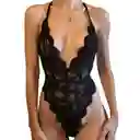 Body Negro Encaje Talla S/m