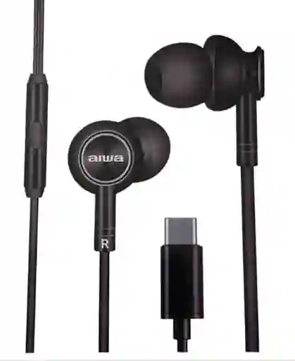 Aiwa Audífonos In-ear C/micrófono Type C