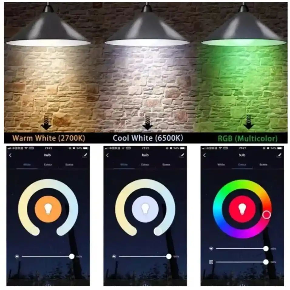 Ampolleta Gu10 Rgb Wifi