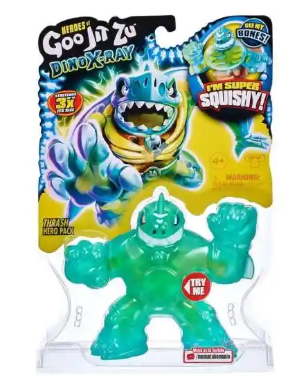 Goo Jit Zu Dinox-ray Megalodon Thrash I´m Super Squishy!