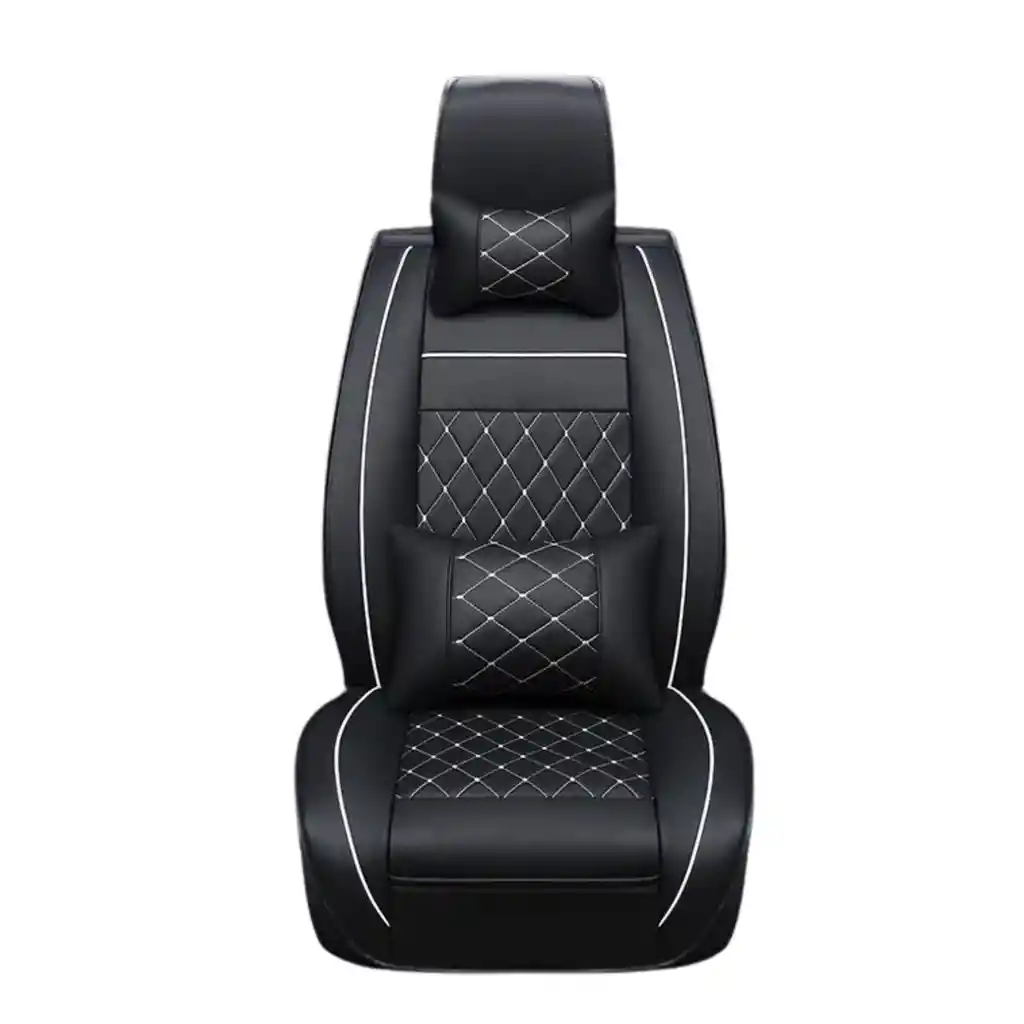 Set 5 Funda Cubre Asiento Auto Luxury Con Almohadilla