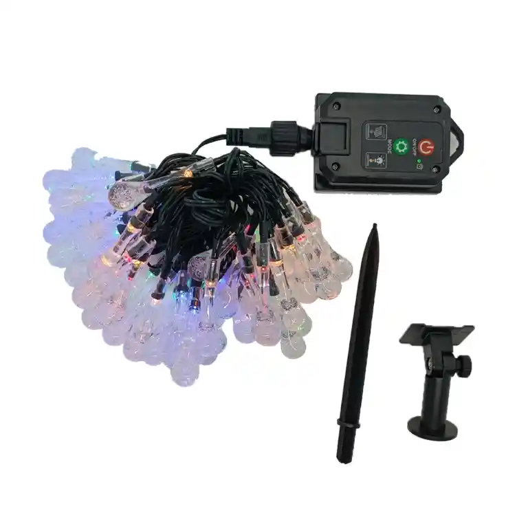 Guirnalda Navideña Serie Luz Led Solar Colores 50l/5m