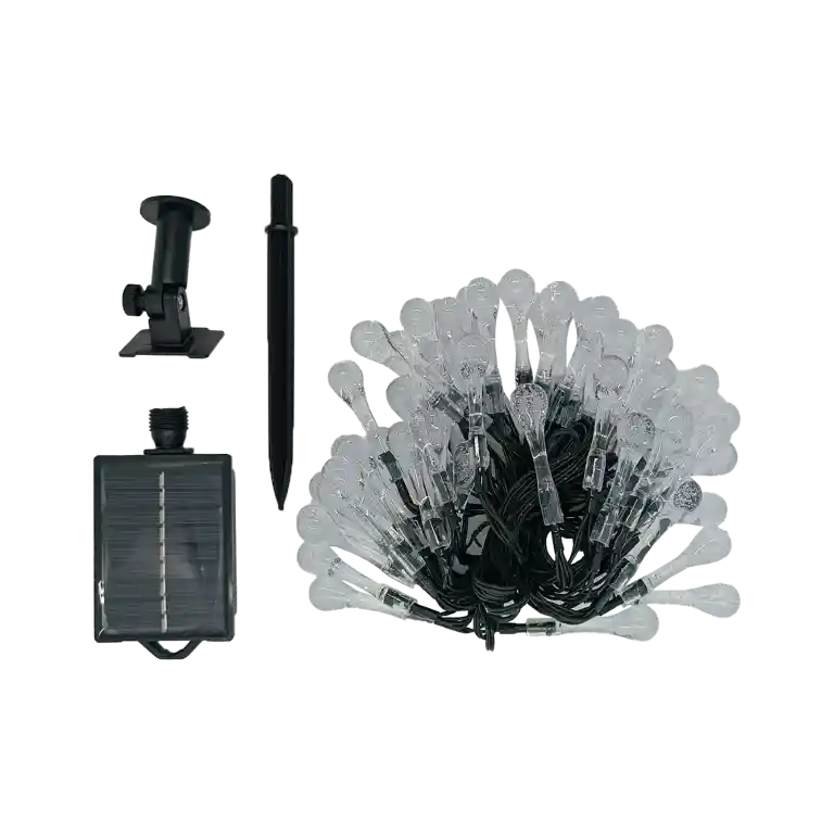 Guirnalda Navideña Serie Luz Led Solar Colores 50l/5m