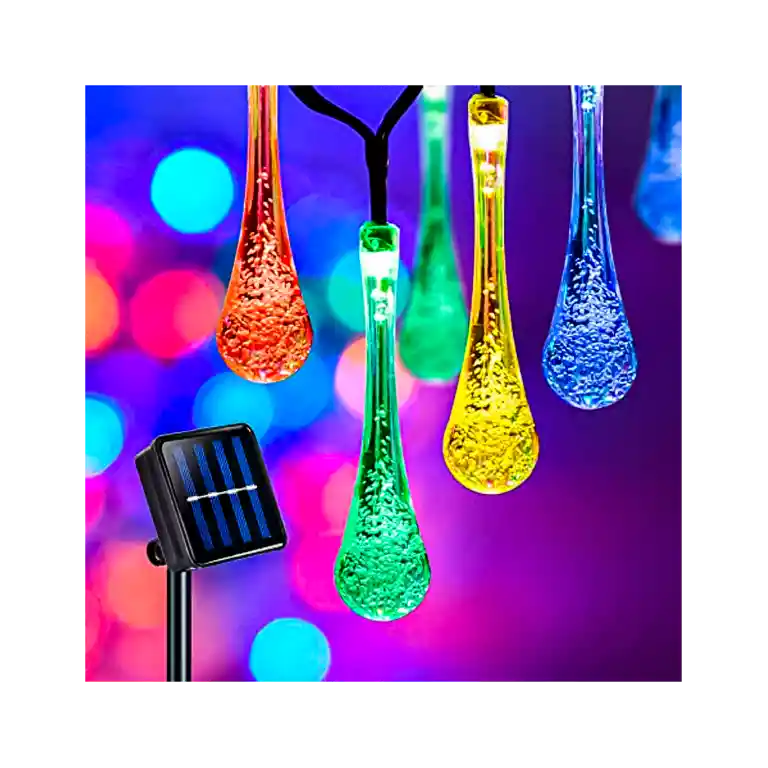 Guirnalda Navideña Serie Luz Led Solar Colores 50l/5m
