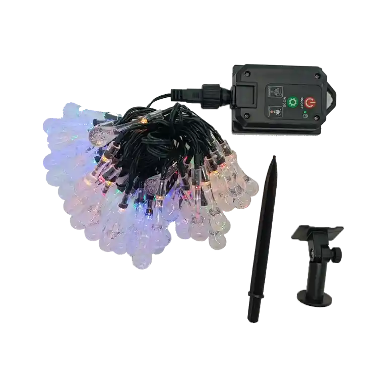 Guirnalda Navideña Serie Luz Led Solar Colores 50l/5m