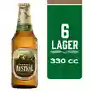 Austral 6 Cervezaslager 4,6 Botellin 330Cc