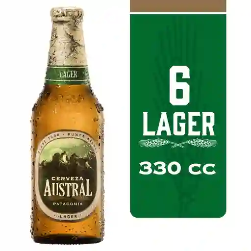 Austral 6 Cervezaslager 4,6 Botellin 330Cc