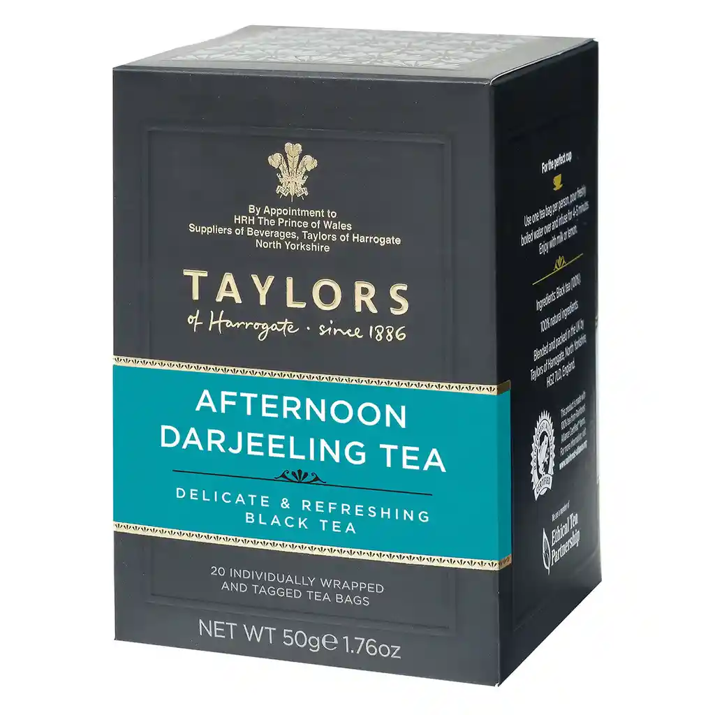 Té Taylors Afternoon Darjeeling Caja 20 Bolsitas