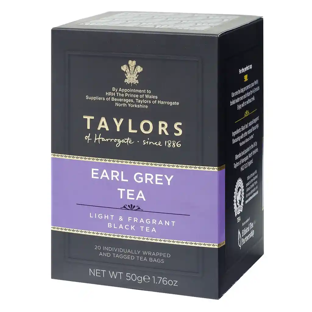 Earl Grey Te Taylorscaja De 20 Bolsitas