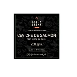 Take a Break Ceviche Salmon Con Leche Tigre