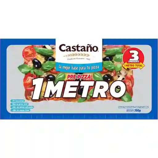 Castaño Masa Pre Pizza1 Metro