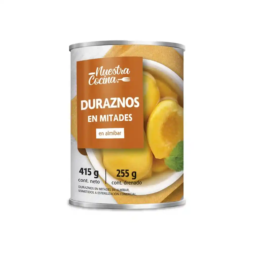 Nuestra Cocina Duraznosen Mitades