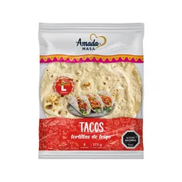 Amada Masa Tortillas De Trigotacos Tamano L