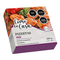 Pizzetas Como En Casa Mix 8 Un Caja 320 G