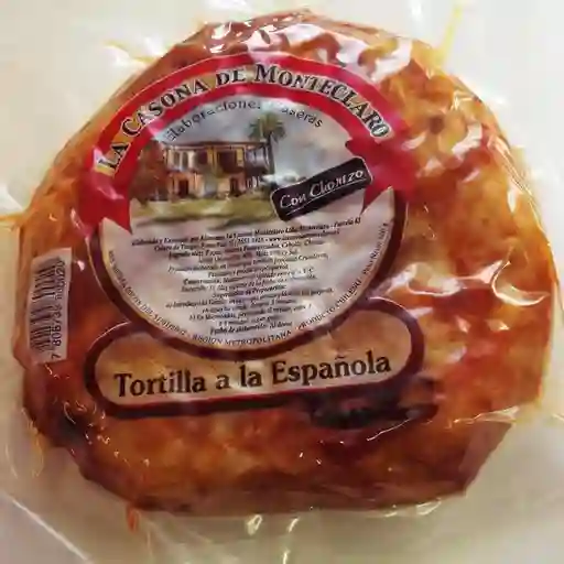 Tortilla Española La Casona Monteclaro Con Chorizo Bolsa