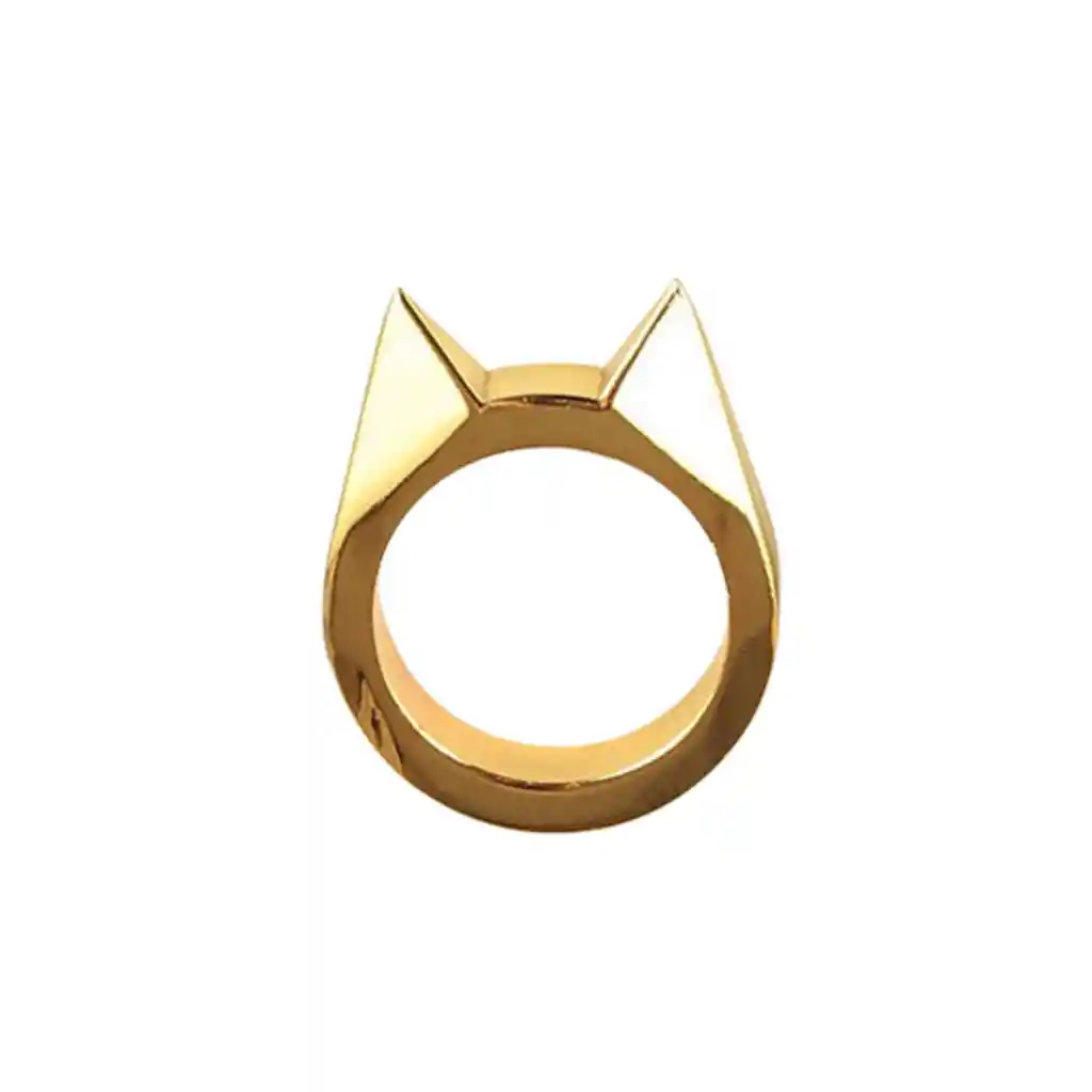 Anillo Defensa Personal Tipo Manopla Destapador Metal Gato